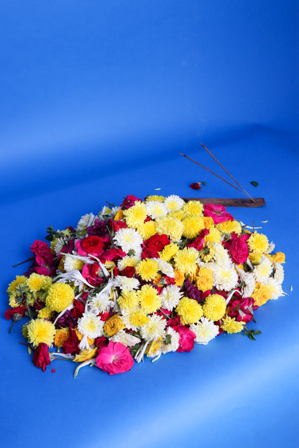 Mixed pooja flowers