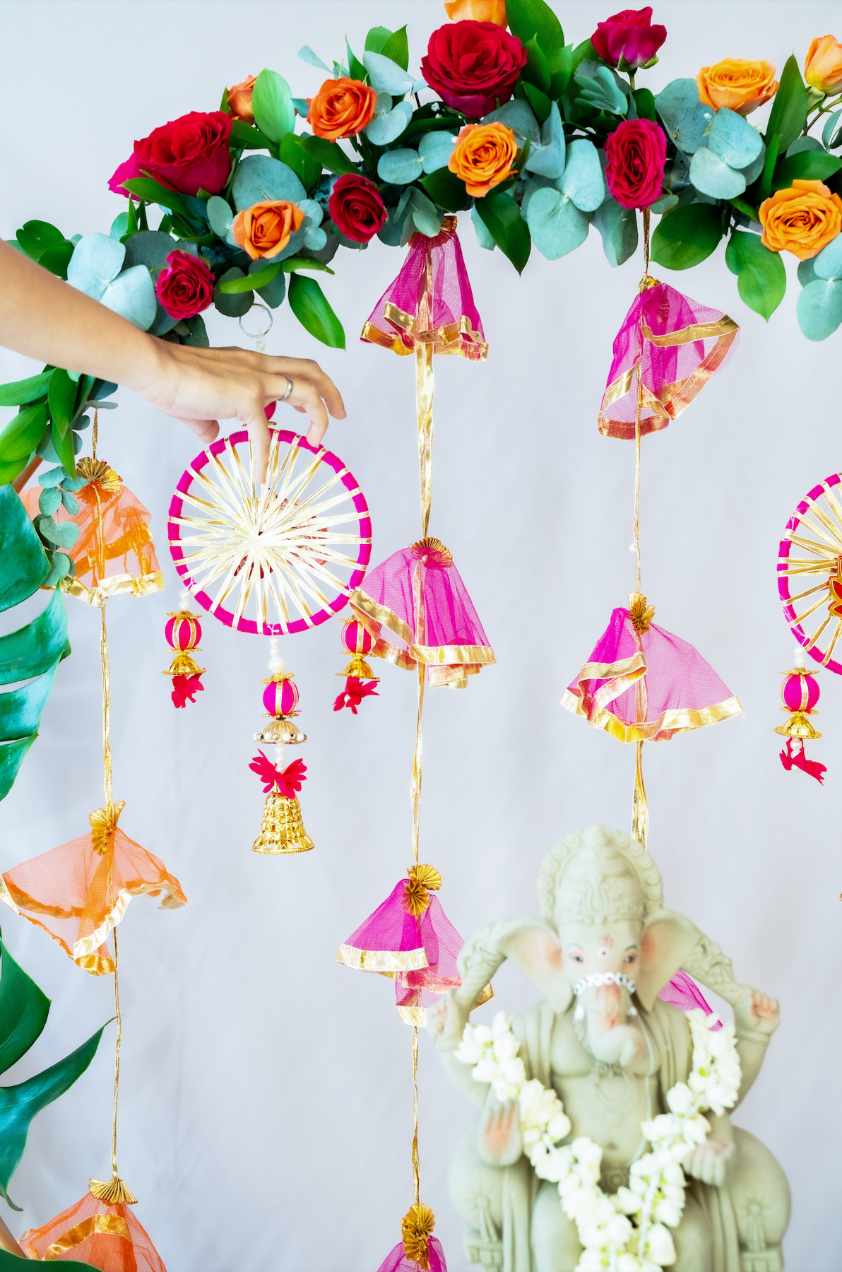 Floral Festive Backdrop